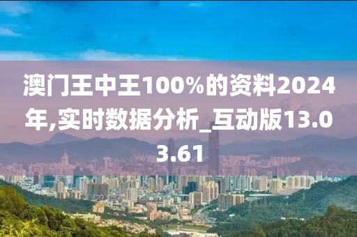 澳门王中王100%的资料2024年,实时数据分析_互动版13.03.61