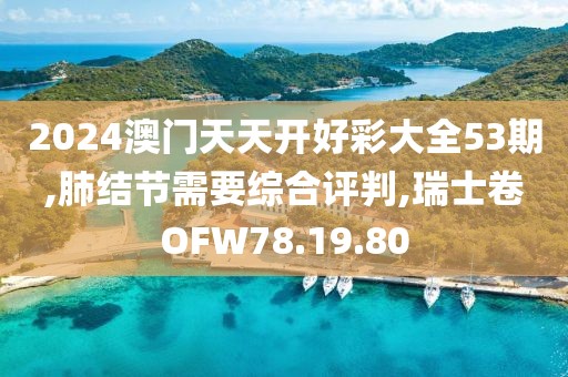 2024澳门天天开好彩大全53期,肺结节需要综合评判,瑞士卷OFW78.19.80