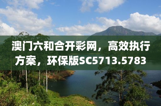 澳门六和合开彩网，高效执行方案，环保版SC5713.5783
