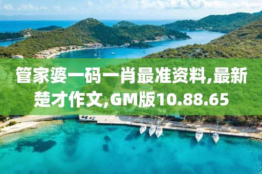 管家婆一码一肖最准资料,最新楚才作文,GM版10.88.65