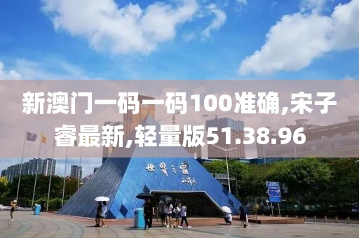 新澳门一码一码100准确,宋子睿最新,轻量版51.38.96