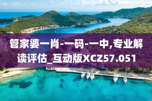 管家婆一肖-一码-一中,专业解读评估_互动版XCZ57.051