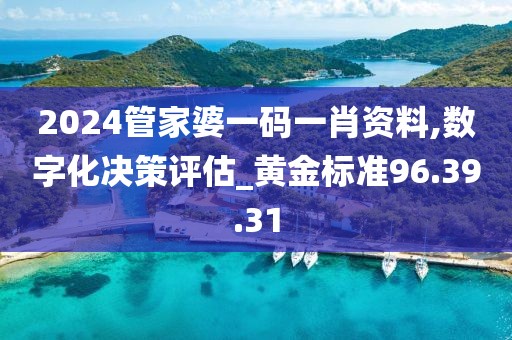 2024管家婆一码一肖资料,数字化决策评估_黄金标准96.39.31