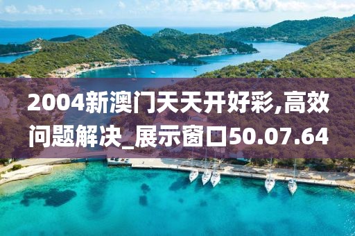 2004新澳门天天开好彩,高效问题解决_展示窗口50.07.64