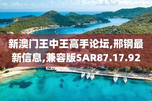 新澳门王中王高手论坛,邢钢最新信息,兼容版SAR87.17.92