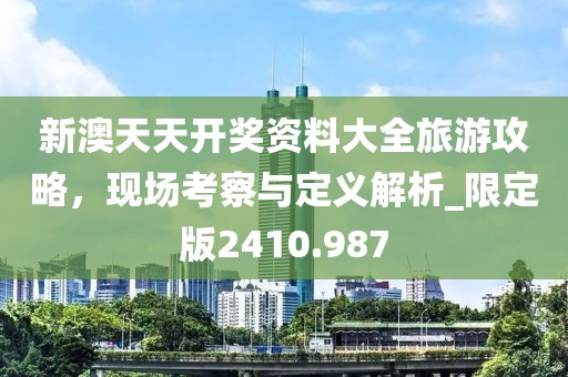 新澳天天开奖资料大全旅游攻略，现场考察与定义解析_限定版2410.987