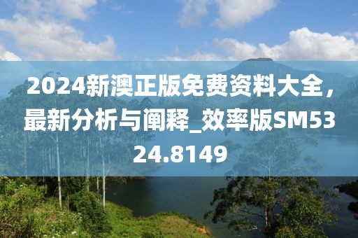 2024新澳正版免费资料大全，最新分析与阐释_效率版SM5324.8149