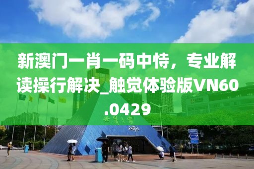 新澳门一肖一码中恃，专业解读操行解决_触觉体验版VN60.0429