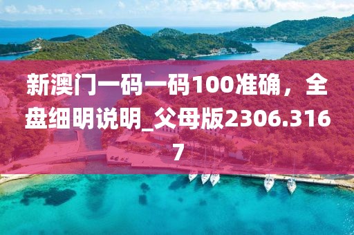 新澳门一码一码100准确，全盘细明说明_父母版2306.3167