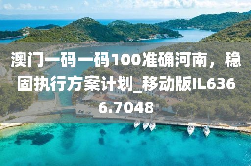澳门一码一码100准确河南，稳固执行方案计划_移动版IL6366.7048