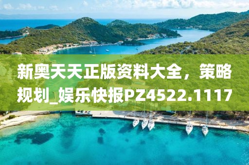 新奥天天正版资料大全，策略规划_娱乐快报PZ4522.1117