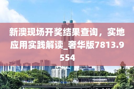 新澳现场开奖结果查询，实地应用实践解读_奢华版7813.9554