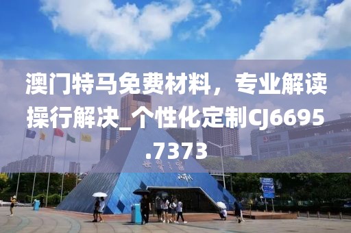 澳门特马免费材料，专业解读操行解决_个性化定制CJ6695.7373