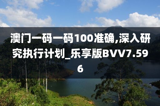 澳门一码一码100准确,深入研究执行计划_乐享版BVV7.596