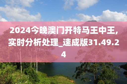 2024今晚澳门开特马王中王,实时分析处理_速成版31.49.24